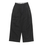 126R3141001　W work pants　BLACK　705874-0001