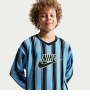 IF2304　K MESH JERSEY LS TOP　412UNVBLU/BLACK　707790-0002