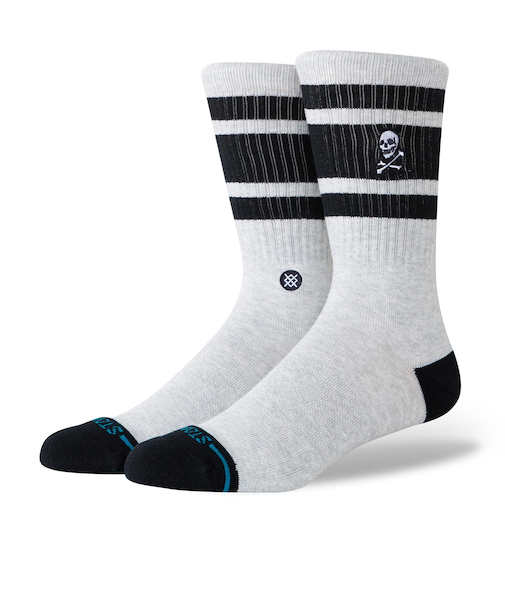 A556A26BOY#HGR　BOYD SKULL CREW　HEATHER GREY　709327-0001