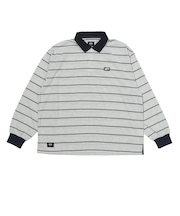 126R1070101　CAVE JERSEY LS Polo Shirts　H/GRAY　709263-0002