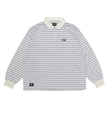 126R1070101　CAVE JERSEY LS Polo Shirts　WHITE　709263-0001