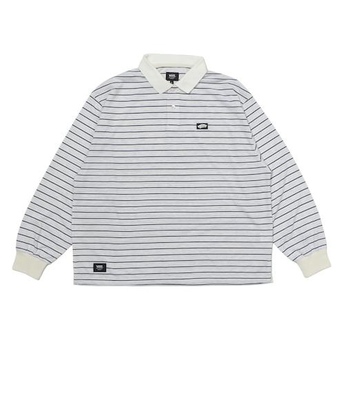 126R1070101　CAVE JERSEY LS Polo Shirts　WHITE　709263-0001