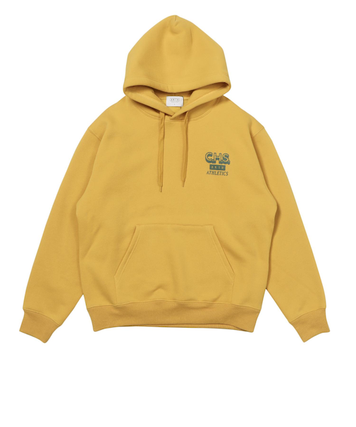 225-103010　C.H.S. SWEAT HOODIE　YELLOW　709189-0003