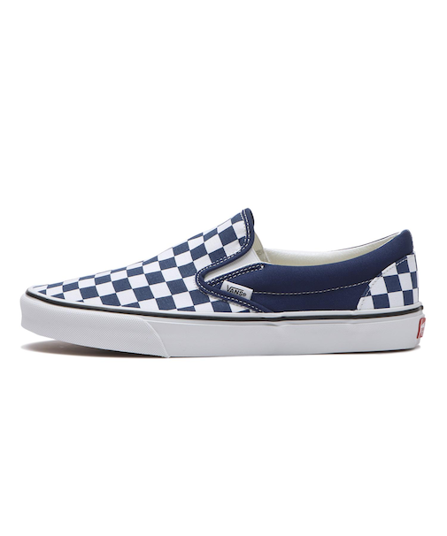 VN000DAHFOB　CLASSIC SLIP-ON　CHK DEEP INDIGO　704922-0001