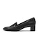 JE16604A　ONEPOINT HEEL LOAFER 4　BLACK　711921-0001