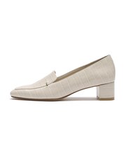 JE16604A　ONEPOINT HEEL LOAFER 4　C.BEIGE　711921-0002