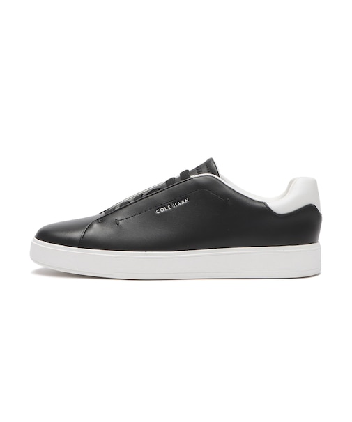W35264　W GRANDPRO LUXE SLIP ON SNEAKR　BLACK LTR　712645-0001