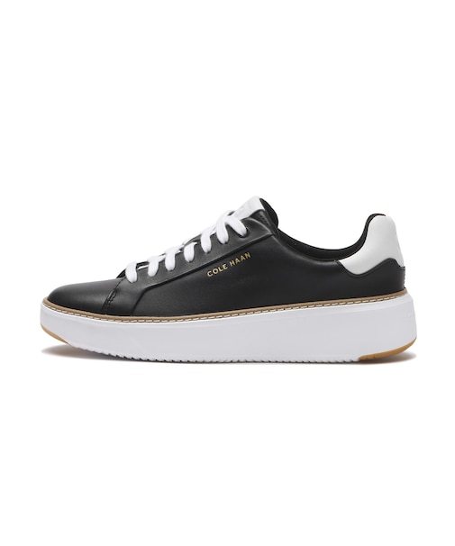 W36236　W GRANDPRO TOPSPIN SNEAKER　BLACK WP LEATHE　712646-0001