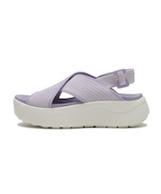 W2068　CL CROSS KNIT SANDAL 5　LILAC　705121-0003