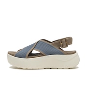 W2068　CL CROSS KNIT SANDAL 5　BLUE　705121-0004