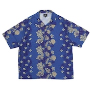 126R1062700　M Vertical Botanical Shirt　BLUE　707286-0003
