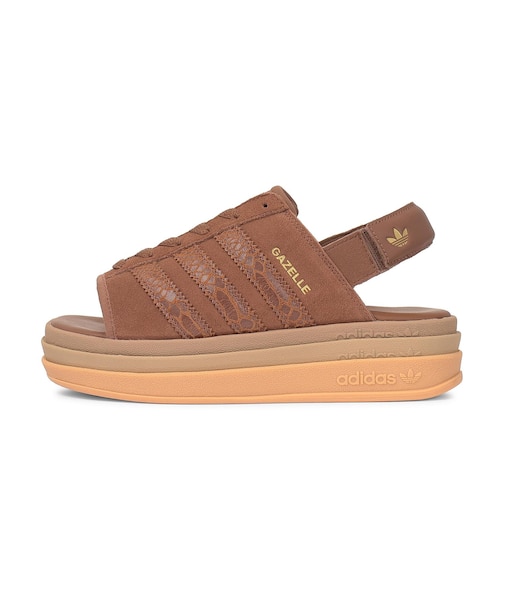 IH6633　GAZELLE BOLD SANDAL W　PREL/PREL/GOLD　704673-0001