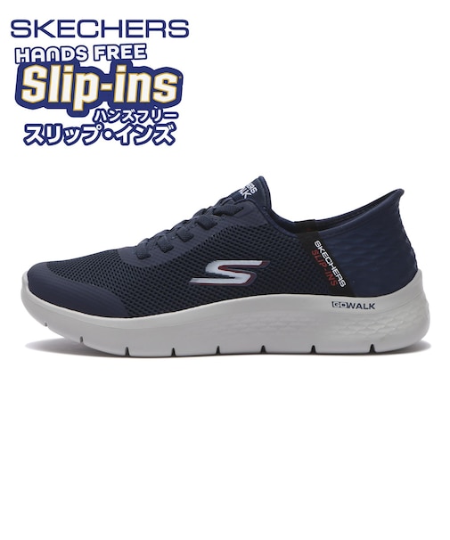 216324　GO WALK FLEX - HANDS UP　NVY　710626-0003