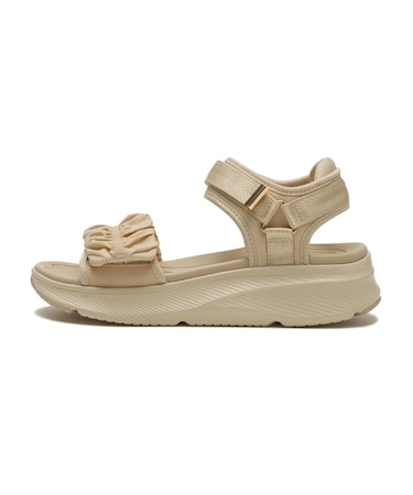 W2073　CL CHIFFON SANDAL　BEIGE　704942-0002
