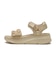 W2073　CL CHIFFON SANDAL　BEIGE　704942-0002