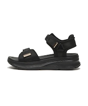 W2072　CL 2BELT SANDAL　ALL BLACK　704941-0002