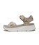W2072　CL 2BELT SANDAL　BEIGE　704941-0003