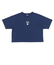 126R3011301　W flower logo TEE　NAVY　705876-0002