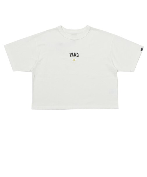 126R3011301　W flower logo TEE　WHITE　705876-0001