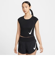 II5520　W TEMPO SWOOSH RUN DF SS　010BLACK/WHITE　713081-0001
