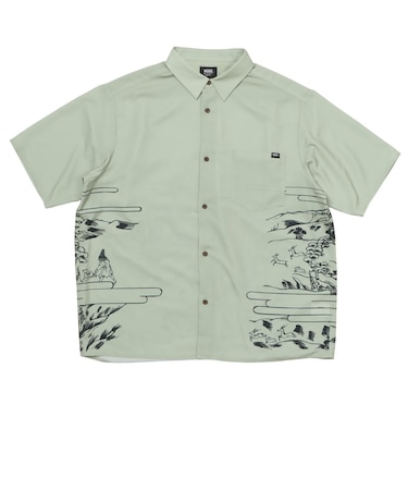 126R1062800 M Samurai SK8er Aloha Shirts SAGE 707287-0002
