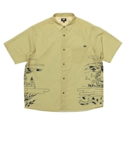 126R1062800　M Samurai SK8er Aloha Shirts　GOLD　707287-0001