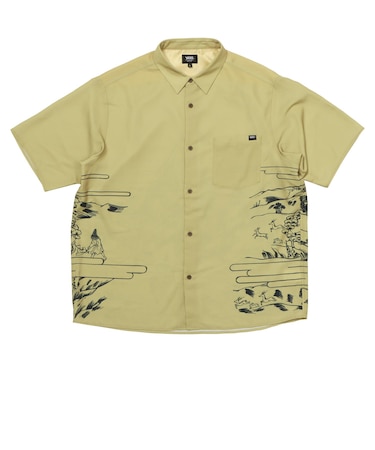126R1062800　M Samurai SK8er Aloha Shirts　GOLD　707287-0001