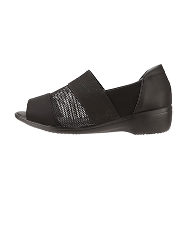 4482　MESH OPENTOE-SHOES　BLACK　712018-0001