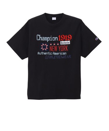 C3-D313　M SHORT SLEEVE T-SHIRT　BLACK　710427-0002