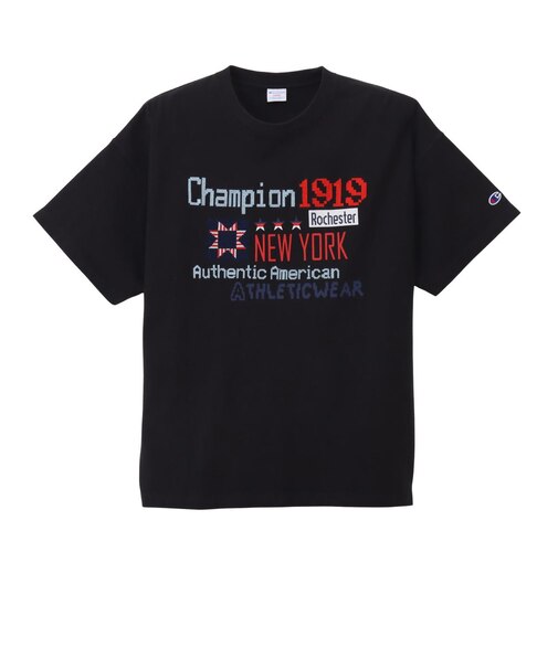 C3-D313　M SHORT SLEEVE T-SHIRT　BLACK　710427-0002