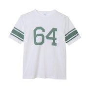 C3-D354　M S/S FOOTBALL T-SHIRT　WHITE/GREEN　710433-0001