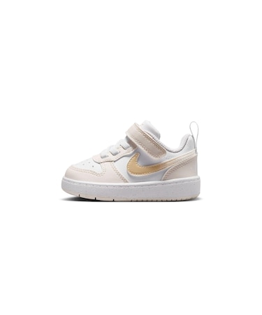 KIR5461　12-16 COURT BOROUGH LOW BBALL　100WHITE/SHMMER　713012-0001