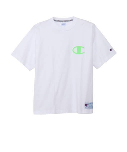 C3-D331_　M SHORT SLEEVE POCKET T-SHIRT　WHITE/GREEN　710570-0001