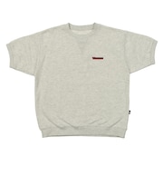 126R3990201　W Embroiderylogo S/S sweat　GRAY　705868-0001