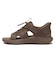 S0061　QS CODE SANDAL　BROWN　705235-0002