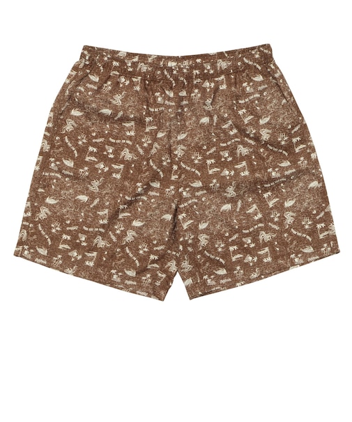126R1151900　H Hula surfer Hybrid Shorts　BROWN　707281-0002