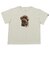 126R3011101　W Dog print TEE　GRAY　705875-0002