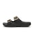 213316-001　SATURADAY METALLIC BUCKLE SDL　BLACK　707927-0001