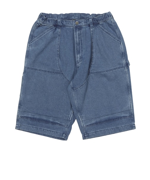 126R1140801　Double Knees 7/10 Pants　BLUE　705867-0002