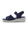 W2069　CL KNIT SANDAL 5.5　NAVY　705122-0001