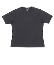 2032D374.001　W REFINED TEXTURE SS TOP　BLACK HEATHER　708923-0001