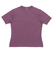 2032D374.500 W REFINED TEXTURE SS TOP PURPLE HEATHER 708924-0001