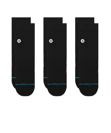A356A21IQP#BLK_　ICON QUARTER 3 PACK　BLACK　684391-0001