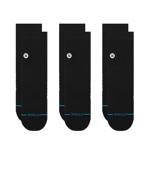 A356A21IQP#BLK_　ICON QUARTER 3 PACK　BLACK　684391-0001