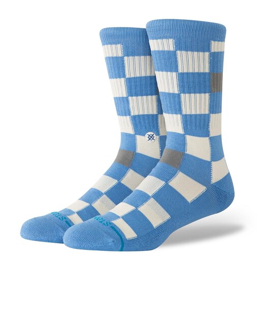 A556A26CHF#CAP　CHEF CHECK CREW　CAPRI BLUE　713707-0001