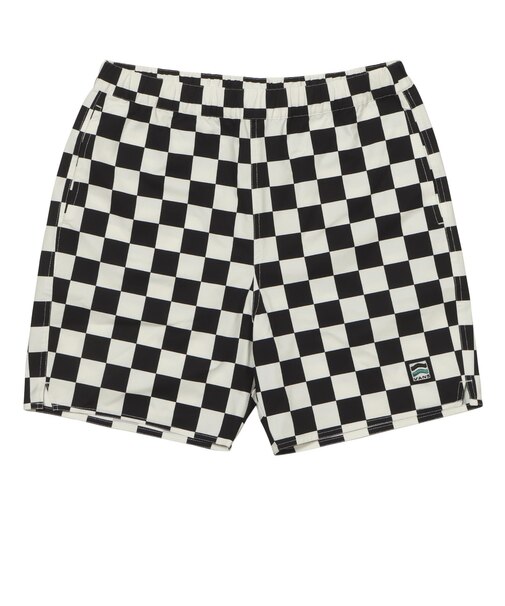 126R1152900　M Checker Board Hybrid Shorts　BLK WHT　707288-0001
