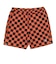 126R1152900　M Checker Board Hybrid Shorts　BLK ORG　707288-0003