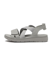 W2085　VELCRO CROSS SANDAL　GRAY　704939-0002