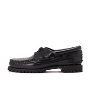 A2GNV-EL2　NOREEN BOAT SHOE　*BLK FL GRN　710373-0001