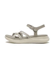 W2084 CROSS GORE SANDAL GRAY 707566-0002